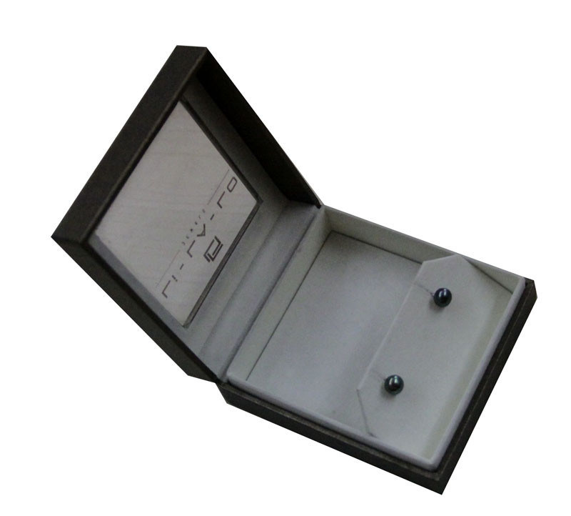 Jewlery Keepsake Gift Boxes Cafe Cardboard PVC Window Customized size