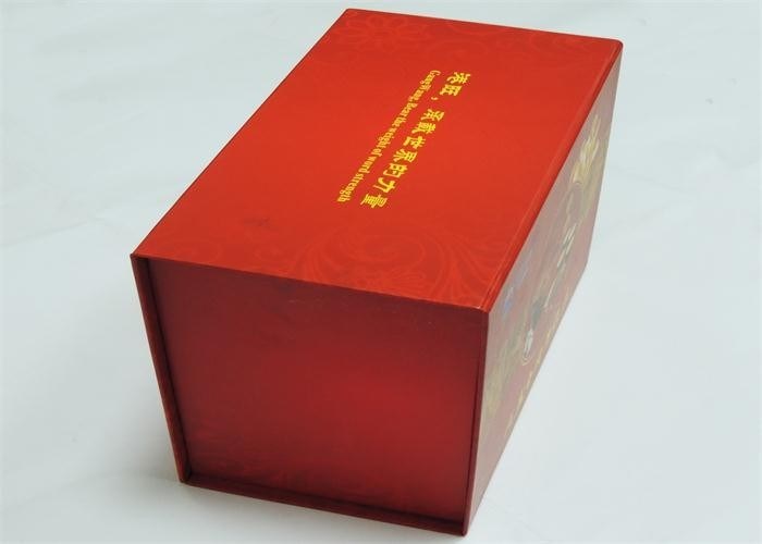 Gloss Lamination Large Colored Gift Boxes Printed , decorative cardboard boxes