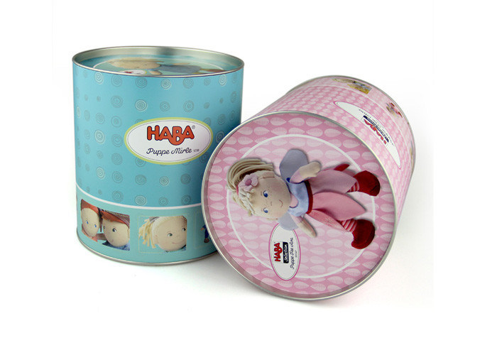 Carton Design Paper Tube Paper Composite Cans With Movable Tinplate Lid