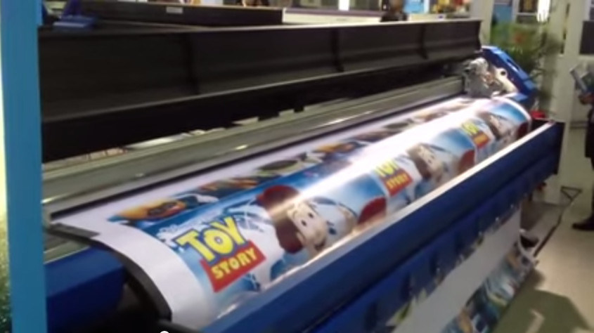 Eco Friendly Epson Inkjet Printing Machine DX7 3.2M for Printing Wall Paper