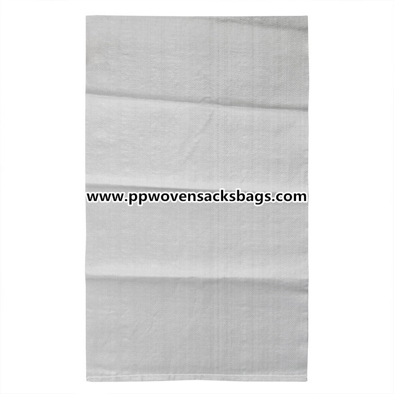 Plain PP Woven Industrial Sand Bags / 25kg Woven Polypropylene Biodegradable Fertilizer Bag