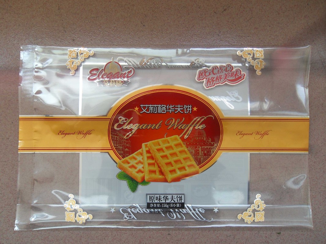 Customized Food Packaging Clear Plastic Ziplock Bags for Cookies / Dry Fish