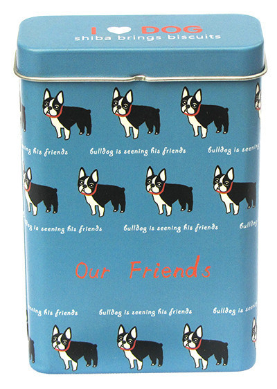 Milk Candy Candy Tin Container , Food Packaging  Box With Top Hinge On Lid