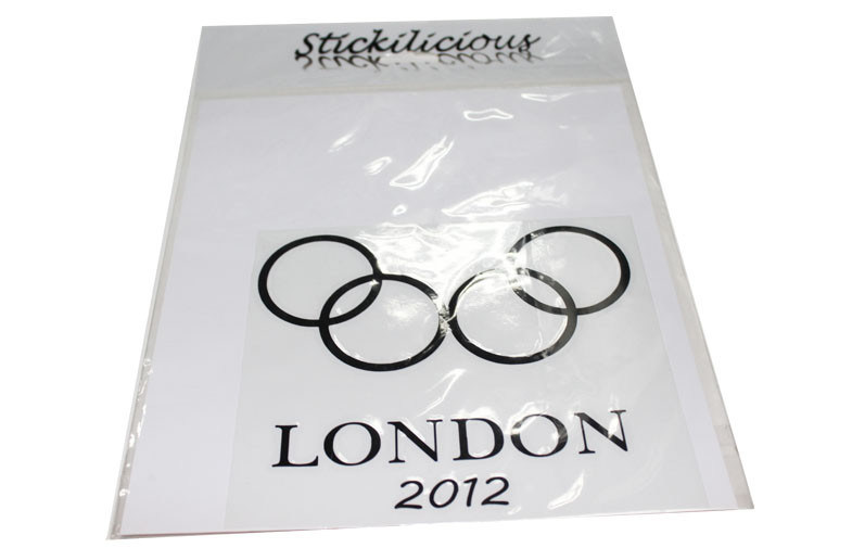 Glossy logo laptop bubble free Vinyl Sticker for PC / Ipad