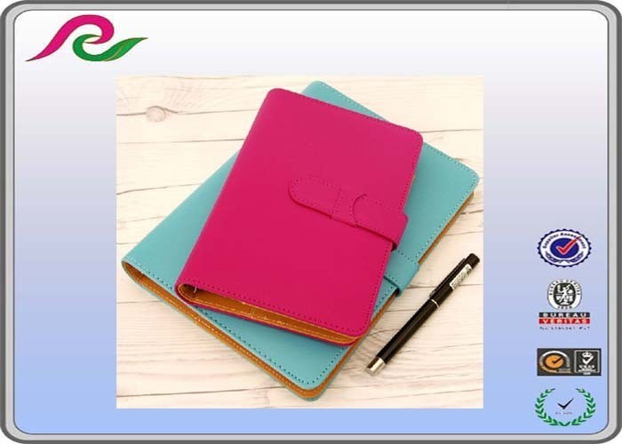 OEM red / green A6 Loose Leaf Notebook for student Daily writing