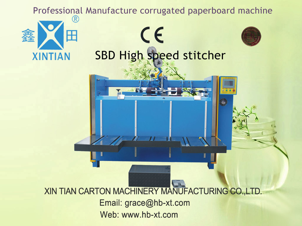 Printing Packaging Box Corrugated Carton Machinery 400nails/Min , High Speed