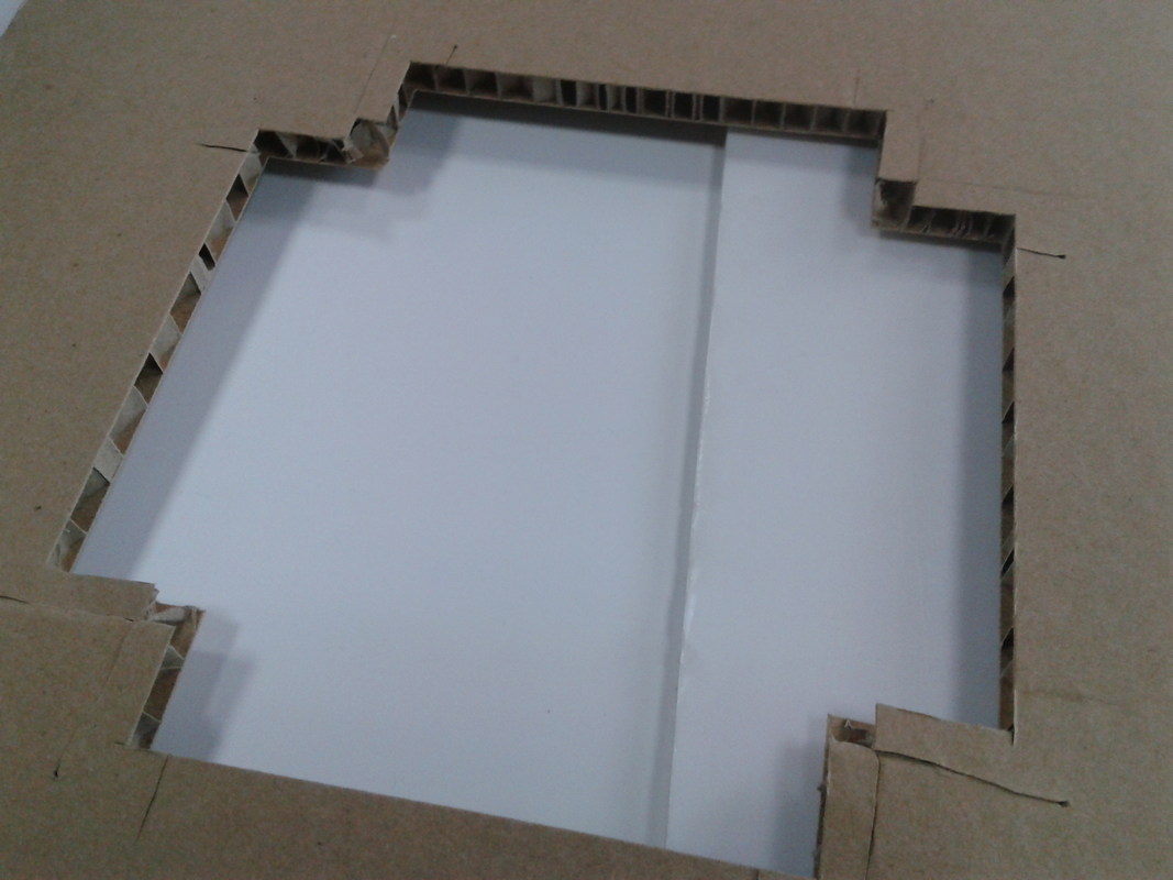 Honeycomb sandwich composite reboard corrugated sample maker cutter table plotter machine