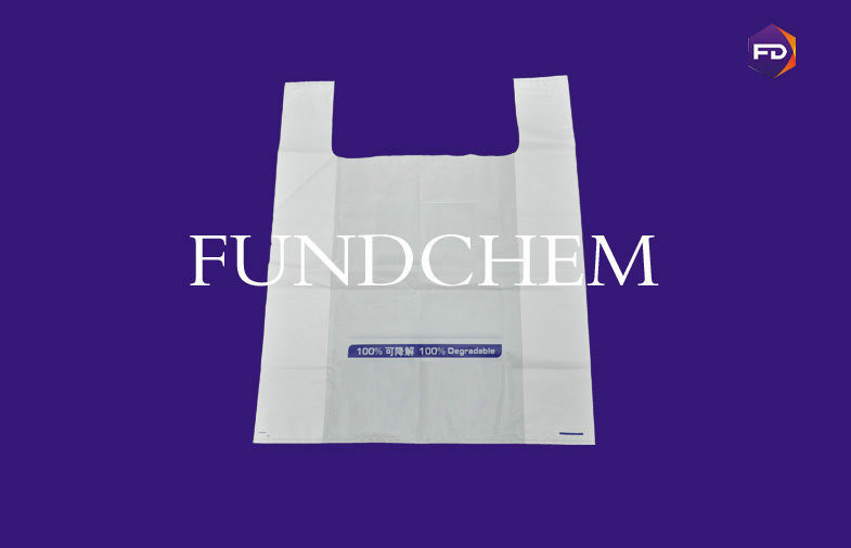 Disposable Biodegradable Plastic Bags For Shopping / Bio Degradable T-Shirt Bag