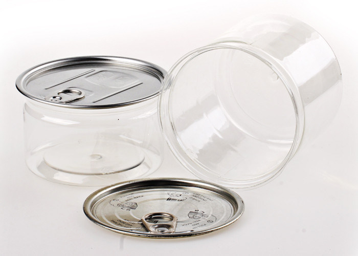 Aritight Clear Plastic Packaging Tubes , Blowing Easy Open End PET Tube