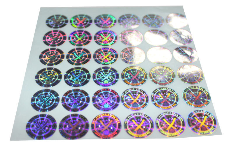 Pantone Custom Hologram Vinyl Car Sticker of matte film lamination